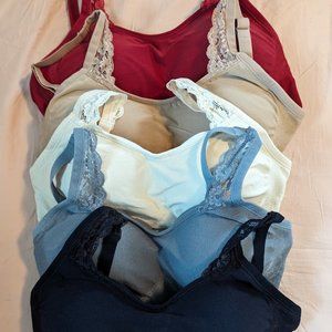 Underoutfit Comfort Shaping Bra Set of Five, size L